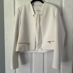 Calvin Klein White Blazer